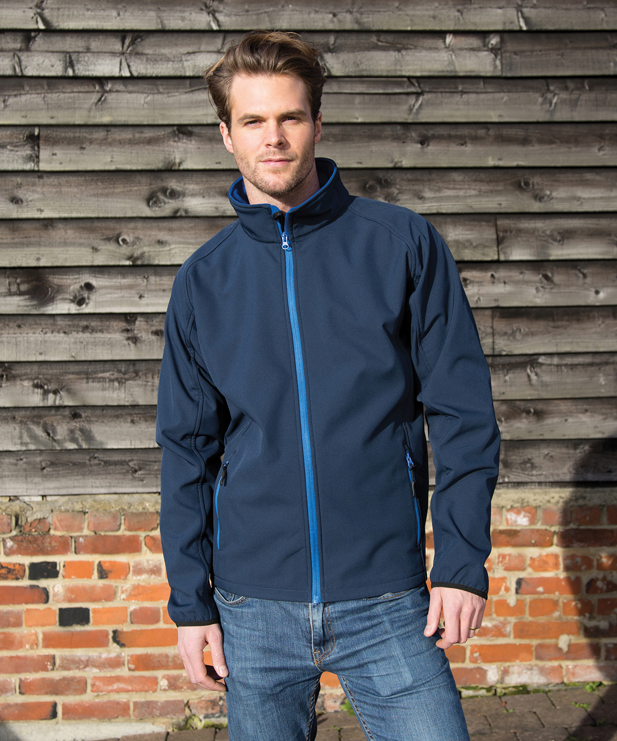 Personalised Custom Embroidered Result Core Softshell Jacket – Full Zip, Unisex, Microfleece Lined